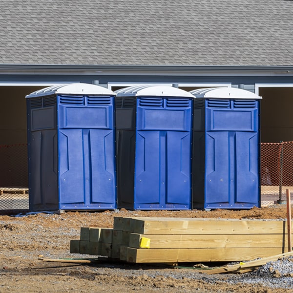 are there any restrictions on where i can place the porta potties during my rental period in Stewart OH